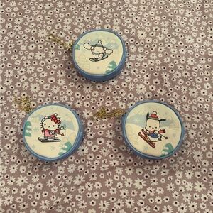 Hello Kitty Skiing Coin Pouches